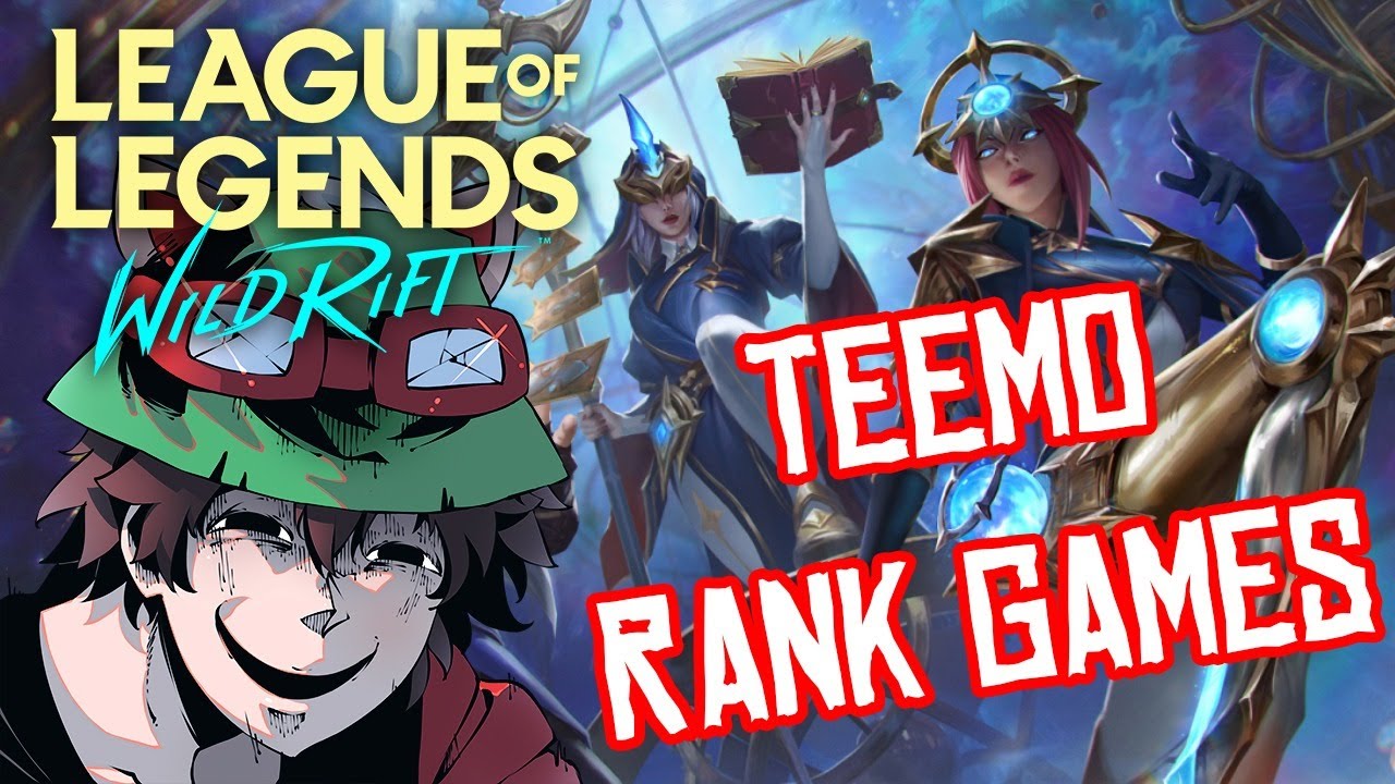 TEEMO ONLY RANKING - LoL Wild Rift Stream - YouTube
