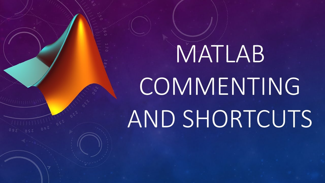 How to easily make comments in a MATLAB script with shortcuts - YouTube