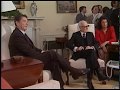 President Reagan Meeting with President Pertini of Italy during State Visit on March 25, 1982