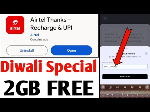 Airtel thanks coupon code 