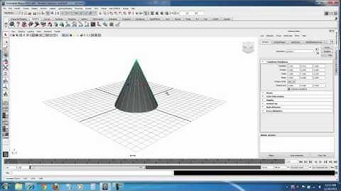 Maya Course I Ch 02 V 03 Object Translation and Transformation