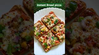 Instant Bread pizza 🍕🤤#health #healthtips #food #shorts #ytshorts #breadpizza
