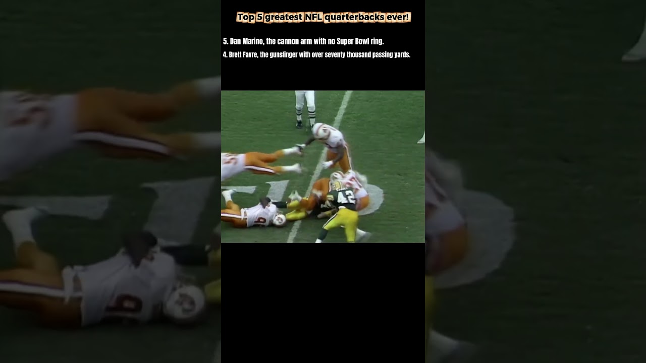 Top 5 Greatest NFL Quarterbacks of All Time 🏈 | Legendary QBs Highlights 