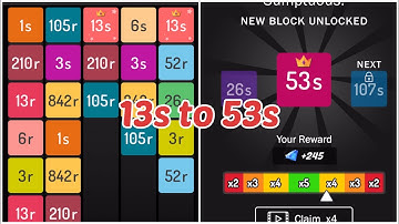 13s to 53s : How to play X2 Blocks with easy Strategy