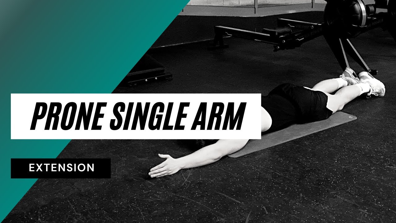 Prone Single Arm Extension IVOPHYSICAL YouTube