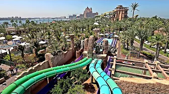 Hydra Racer Waterslide at Aquaventure Atlantis Waterpark in Dubai