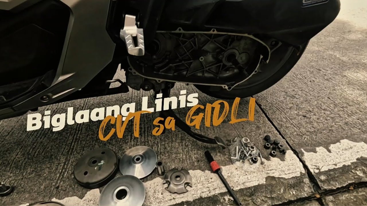 UMINGAY YUNG PANGGILID | BIGLAANG LINIS NG CVT  sa GIDLI | HONDA ADV 160