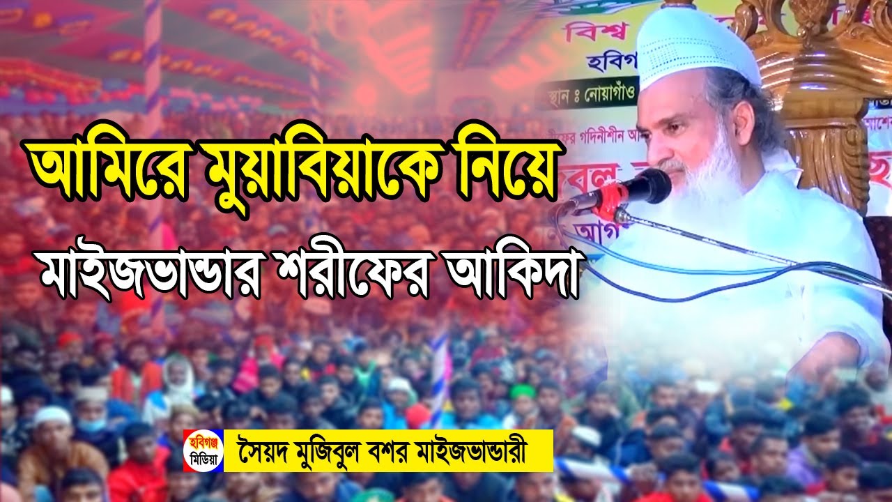 আমিরে মুয়াবিয়া ও হযরত আলীর মধ্যে কী হয়েছিল। মাইজভাণ্ডারী ওয়াজ | সৈয়দ মুজিবুল বশর মাইজভাণ্ডারী |