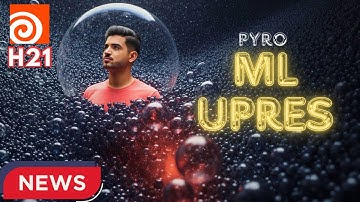 Houdini 21 First Look: ML Pyro Upres