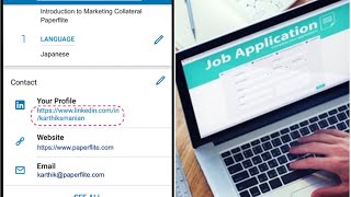 Adding Hyperlinks To Your LinkedIn Profile To Job Applications Is A Must When Applying To Companies