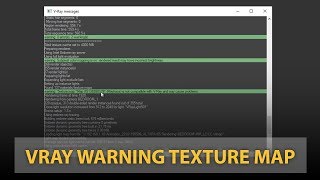 Vray Warning Texture Map | How to fix it