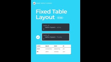 Fixed Table Layout html css js | web development | codechef | react | media query | responsive table