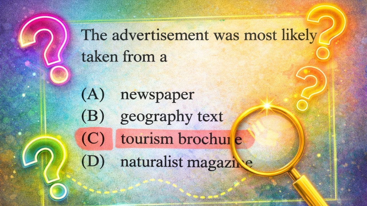 Предлагаемые нами туры | Ответы и пояснения (CSEC English A Paper 1)