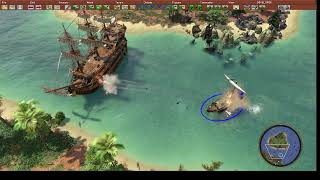 Battleship vs All ships in AOE 3 | P Squared S on gaming apps and other platforms screenshot 4