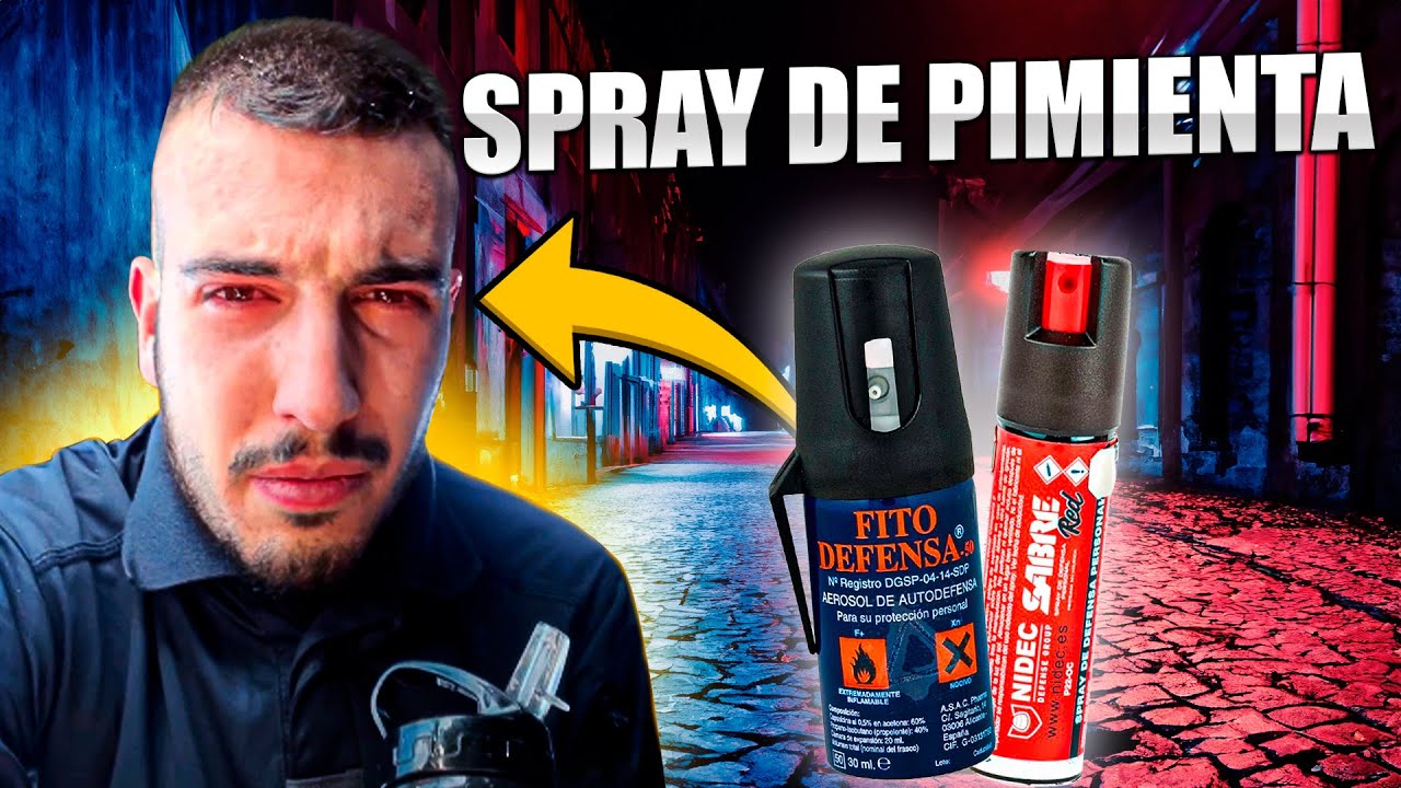 El spray de pimienta es legal en España? - Noticias Nidec Defense Group