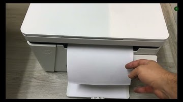 HP LaseJet MFP M26a Self test page, total pages printed 4K video