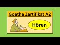 Goethe Zertifikat A2 Hören Modelltest mit Lösung am Ende || Vid - 210