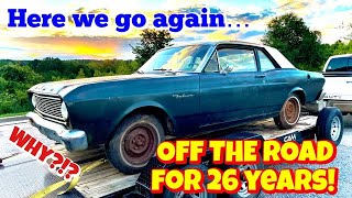 Draggin' another one home! Is it worth it? After 26 years, can we get it on the road again?