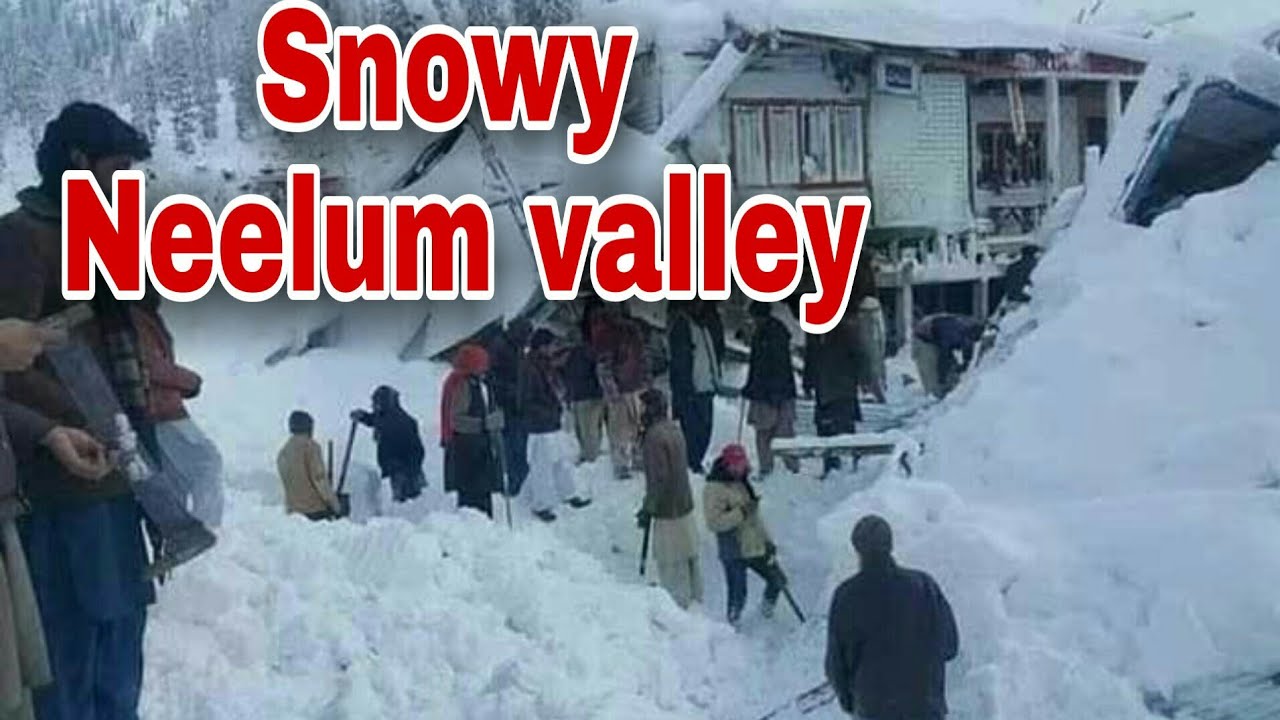 Sharda Neelum valley Azad kashmir in Snowfall