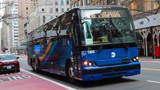 2021 Prevost X3-45 #1303 on the QM6 at 57th Street and Lexington Avenue