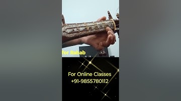 Rabab Lesson | Up & Down Strokes Practice | Stroke Technique | Online Classes+91-9855780112