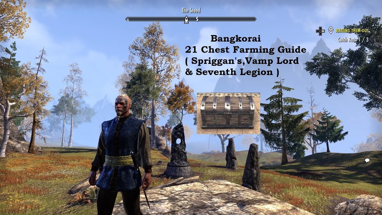 Elder Scrolls Online Bangkorai 21 chest farming guide ( spriggan's