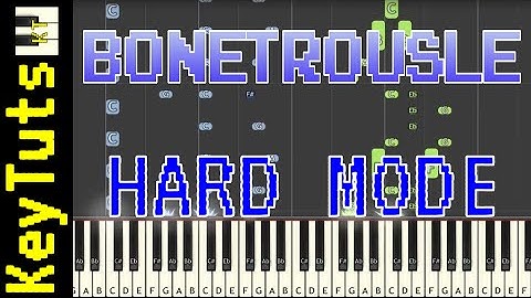 Learn to Play Bonetrousle from Undertale - Hard Mode