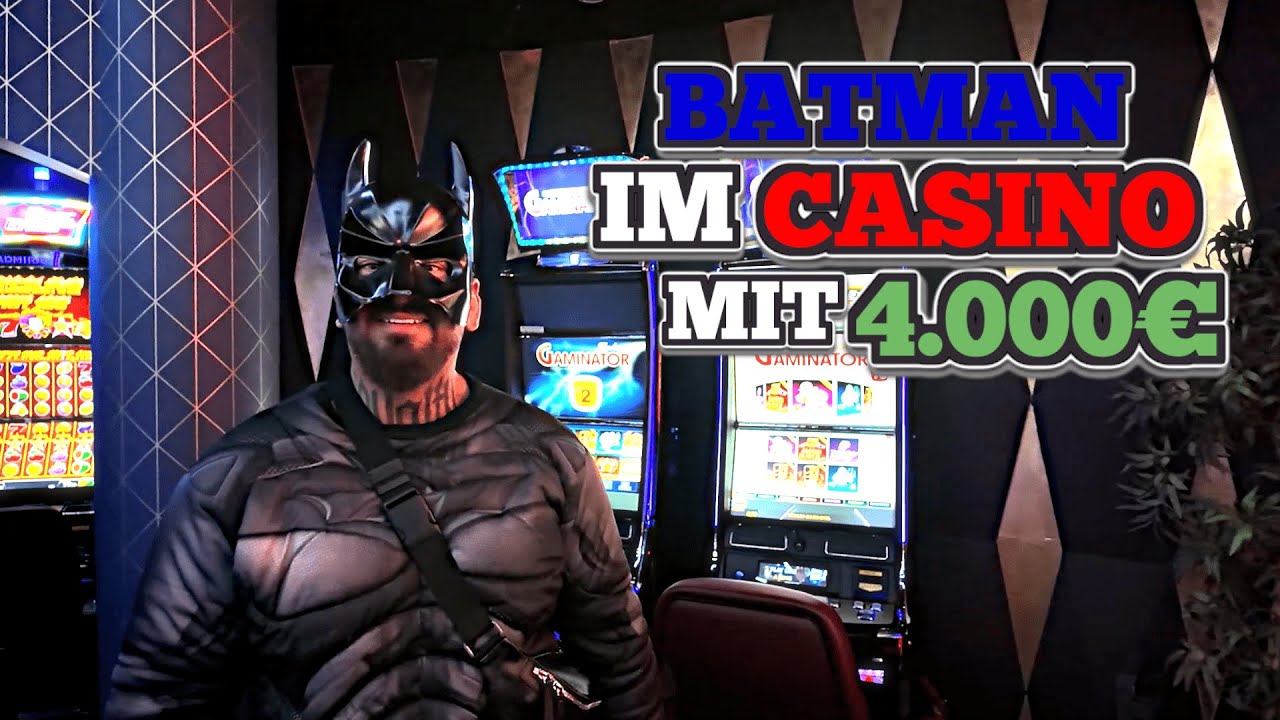 🎰CASINO - Paradies Tschechien: als BATMAN mit 4.000€💸 