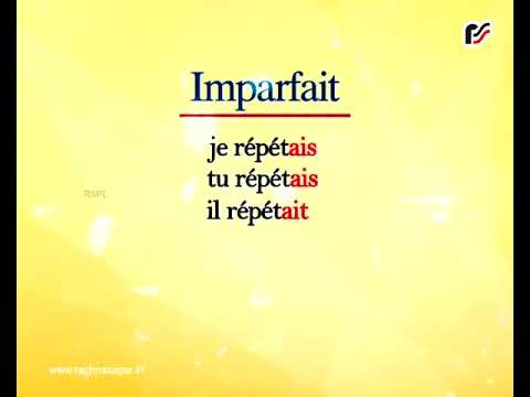 Imparfait of rencontrer Imparfait of rencontrer