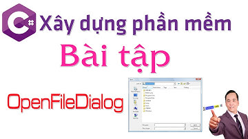 Winform OpenFileDialog - Bài tập nạp từ file text - Học CSharp cơ bản