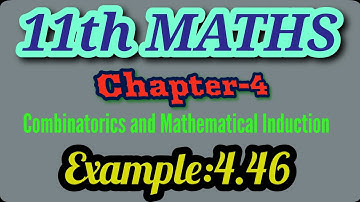11th MATHS/Ch:4/Example:4.46
