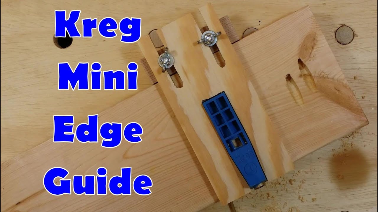 How To Set Kreg Jig For 2x4 Edge Guide for Kreg Mini Pocket Hole Jig - YouTube
