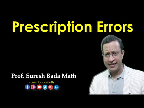 Prescription Errors [Medication Errors] Electronic Prescription