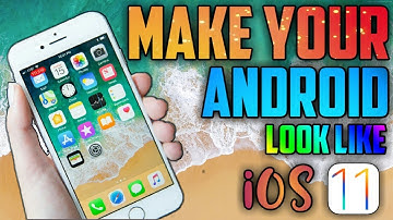How to make android look like iOS 11 | iOS on android | (No Root)