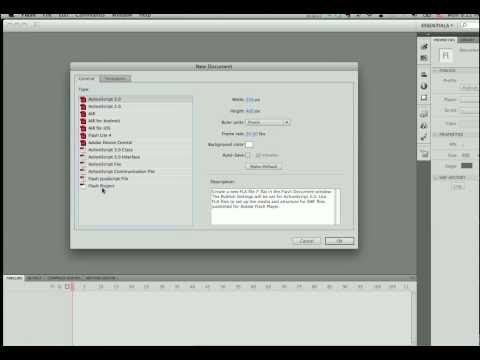 Multi-Target Project Set-up in Flash Professional
