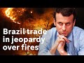 Amazon fires: France and Ireland threaten to block Brazil trade