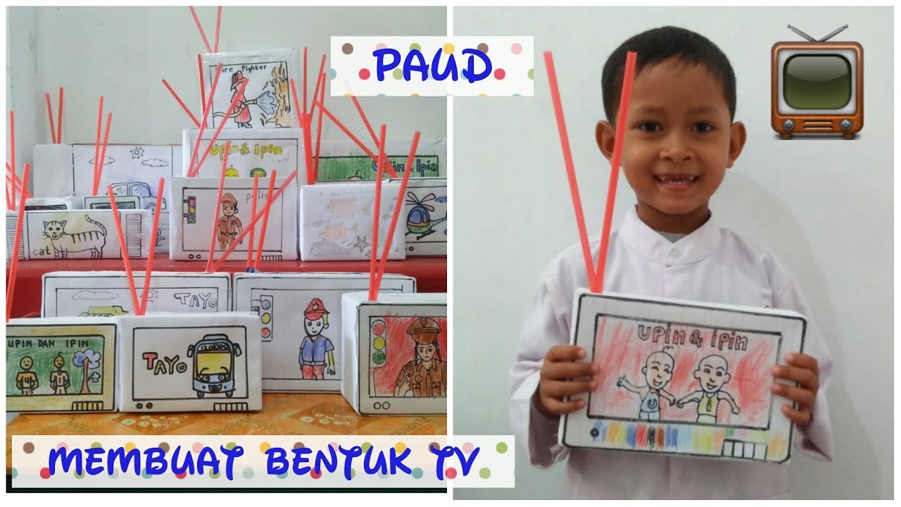 Contoh Gambar Televisi Anak Tk Besar