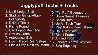 2020 Jigglypuff Melee Techs Guide