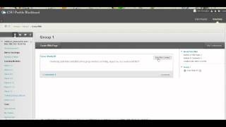 Students Create Entries in Group Wiki