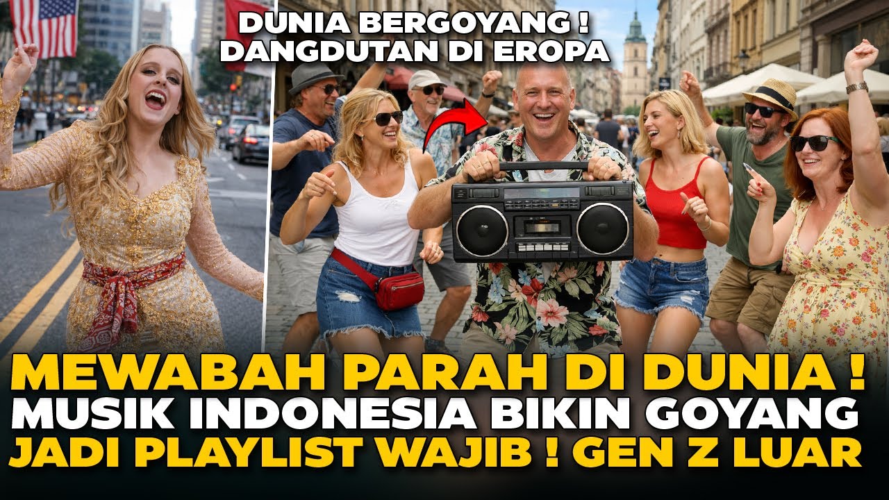 LAGU INDONESIA BIKIN GOYANG DUNIA !  Anak Muda Luar Negeri Ikut Goyang | Jadi Playlist Wajib