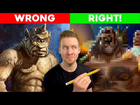 I draw Greek Monsters - the RIGHT way!
