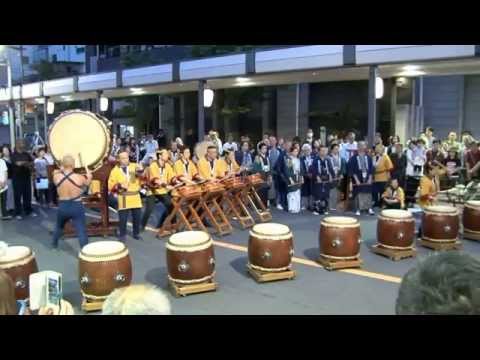 平成27年 三社祭 日本太鼓道場 千束通り