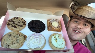 CRUMBL COOKIES REVIEW 156: Pistachio Gelato, French Toast, Wedding Cake, Toffee, Peanut Butter C&C