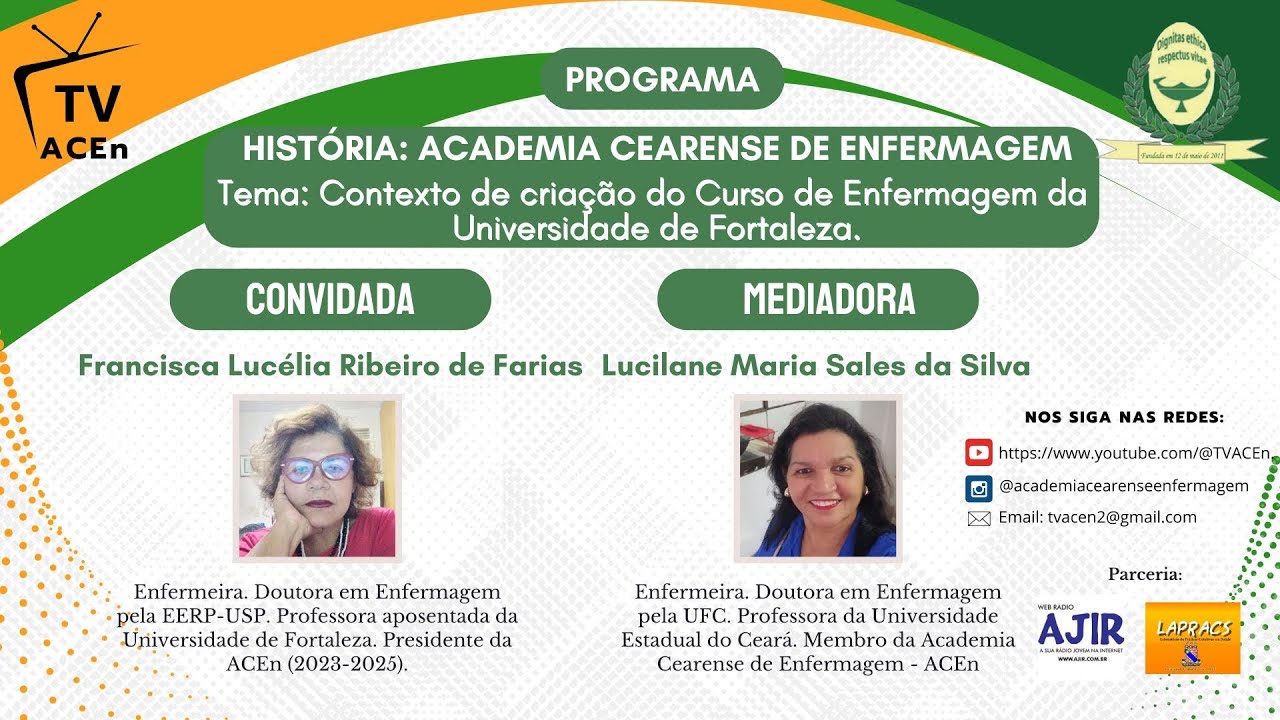 Contexto de criação do Curso de Enfermagem da Universidade de Fortaleza ...
