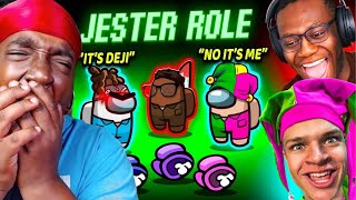 SIDEMEN AMONG US JESTER ROLE: JYNXZI EDITION (REACTION)