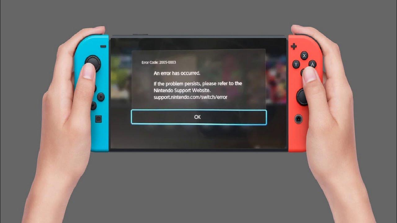 4 Ways To Fix Nintendo Switch Error Code 2005-0003 - YouTube