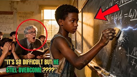 Professor Wrote a Wrong Equation to Humiliate a Farm Boy—But He Was a Hidden Genius