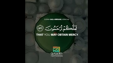 وأطيعوا الله والرسول لعلكم ترحمون القارئ احمد بن علي عجمي
