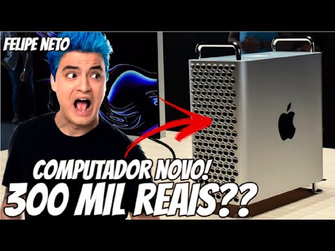 300 MIL REAIS? FELIPE NETO E O SEU NOVO COMPUTADOR DA APPLE…