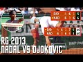 Rafael Nadal vs Novak Djokovic  Roland Garros 2013 SF 1080p50fps